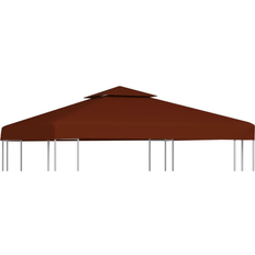 Verde Techos de Pabellón vidaXL 2-Tier Gazebo Top Cover