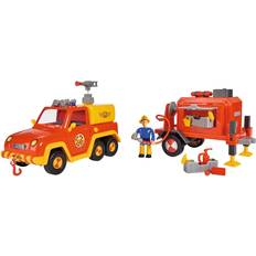 Brannmann Sam Uttrykningskjøretøy Simba Fireman Sam Venus with Trailer