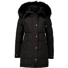 Subway Jacket - Black/Black (Real Fur)