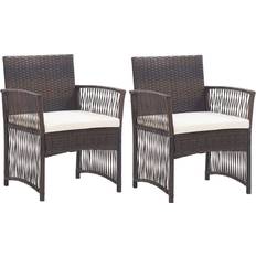 vidaXL 46439 2-pack Trädgårdsmatstol