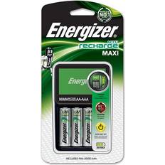 Energizer Chargeur de piles rondes NiMH avec accus Maxi Charger