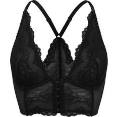 Superboost Lace Deep V Bralet - Black