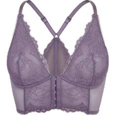 Gossard Superboost Lace Deep V Bralet - Platinum