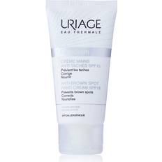 Protezione Solare Cura delle mani Uriage Eau Thermale Dépiderm Anti-Brown Spot Hand Cream SPF15 50ml