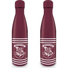 Metall Vattenflaskor Pyramid International Harry Potter Crest & Stripes Metal Vattenflaska 0.54L