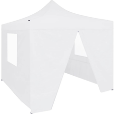 vidaXL Professional Folding Tent with 4 Sidewalls