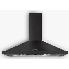 90cm - Wall Mounted Extractor Fans Rangemaster LEIHDC90SLC 90cm, Black