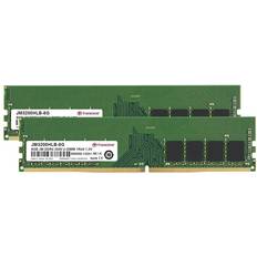 Transcend JM3200HLB-16G módulo de memoria 16 GB 2 x 8 GB DDR4 3200 MHz