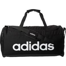 Adidas Linear Duffel Bag - Black/Black/White