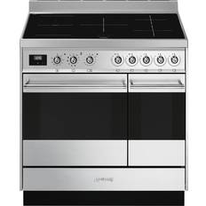 Smeg 90cm Cookers Smeg SY92IPX9 Stainless Steel