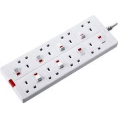 Masterplug 852/7815 8-way 1m