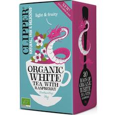 Te på rea Clipper Organic White Tea Raspberry 20st