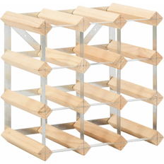 Natural Wine Racks vidaXL 282468 Wine Rack 32.5x32.5cm