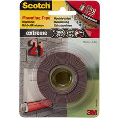 Gråa Tejp & Tejphållare Scotch Extreme Mounting Tape