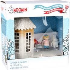 Muumi Lelut Martinex Moomin Winter Bath House with 3 Figures