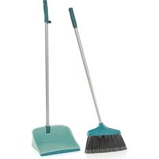 Leifheit Sweeper Set with Handle and Open Dust Pan