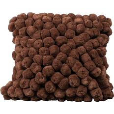 Byon Pom Pom Cushion Cover Beige, Brown (45x45cm)