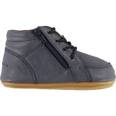 Lynlås Lær at gå-sko Børnesko Bundgaard Prewalker II Lace - Navy WS