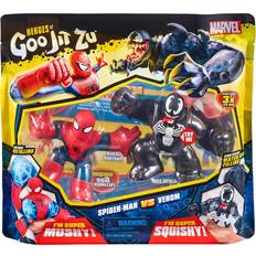 Rubber Figures Heroes of Goo Jit Zu Marvel Spiderman Vs Venom