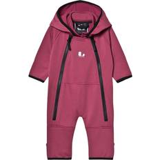 Pojkar Fleeceoveraller Barnkläder Lindberg Milano Baby Overall - Dry Rose