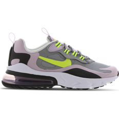 Nike Air Max 270 React GS - Particle Grey/Iced Lilac/Off Noir/Lemon Venom