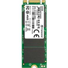 M.2 - M.2 Type 2260 Harde schijven Transcend 32 GB SATA M.2 SSD 2260 harde schijf SATA 6 Gb/s Retail TS32GMTS600S