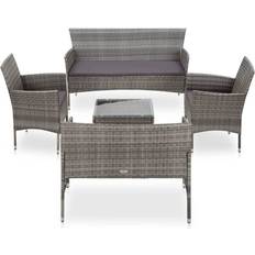 Conjuntos de Sala de Exterior vidaXL 45894 Outdoor Lounge Set, 1 Table incl. 2 Chairs & 2 Sofas