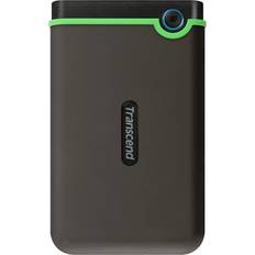 Transcend StoreJet 25M3C disco duro externo 2000 GB Negro, Verde