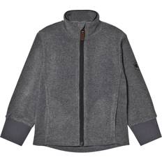 9-12M Fleecejakker Lindberg Sävar Fleece Jacket - Grey Melange (2238)