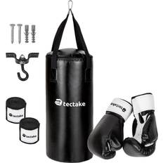 Sac de Frappe Ensembles de Boxe tectake Ensemble sac de boxe avec accessoires Rempli, à suspendre