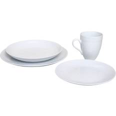 Hvid Spisestel aida Relief Spisestel 16stk