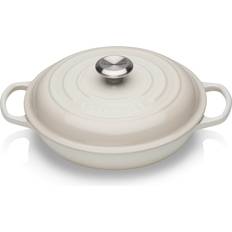 Le Creuset Meringue Signature Cast Iron med låg 26cm