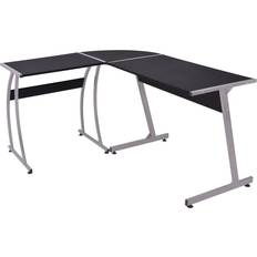 Metall Schreibtische vidaXL L-shaped Schreibtisch 117x152cm