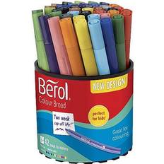 Berol Pennen Berol Colour Broad Tip 1.2mm 42-pack