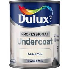 Dulux Wood Paints Dulux Professional Undercoat Metal Paint, Wood Paint Brilliant White 0.75L