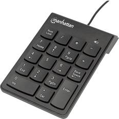 Manhattan 176354 Black Wired Numeric Keypad