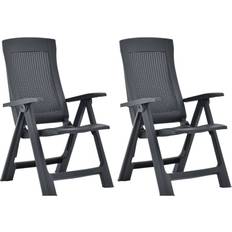 vidaXL 48761 2-pack Havestol, Positionsstol