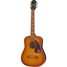 Epiphone Chitarre acustiche Epiphone Lil' Tex Faded Cherry Sunburst Chitarra Semiacustica Dreadnought