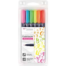 Tombow Arts & Crafts Tombow Fudenosuke Hard Tip 6-pack