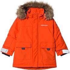 Didriksons No Fluorocarbons Outerwear Didriksons Polarbjörnen Kid's Parka - Poppy Red (503400-424)