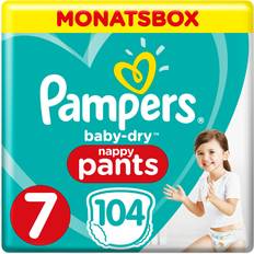 Pampers 7 Pampers Baby Dry Nappy Pants Size 7