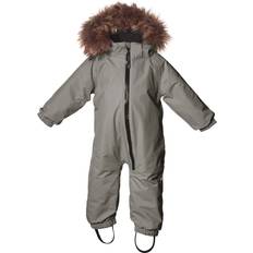 Gutter Vinterdresser Isbjörn of Sweden Toddler Padded Jumpsuit - Mole (4670-16)