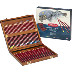 Coloured Pencils Derwent Pastel Pencils 48 Wooden Box