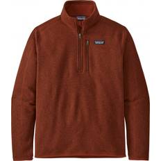 Patagonia better sweater 1 4 zip Patagonia Better Sweater 1/4-Zip Fleece Jacket - Barn Red