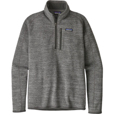 Patagonia better sweater 1 4 zip Patagonia Better Sweater 1/4-Zip Fleece Jacket - Nickel