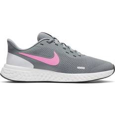 Nike Revolution 5 GS - Smoke Grey/Pink Glow/Photon Dust/White