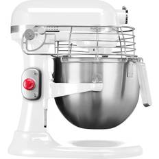 Robots Culinaires & Mixeurs KitchenAid Batteur Mélangeur Professionnel Blanc 6.9 L