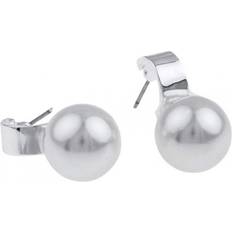 Snö of Sweden Adriana Earrings - Silver/White