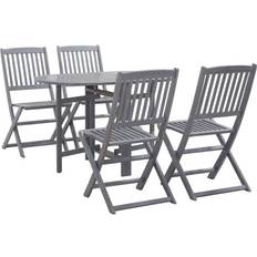 Oval Patio Dining Sets Garden & Outdoor Furniture vidaXL 278926 Patio Dining Set, 1 Table incl. 4 Chairs