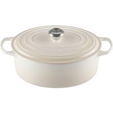 Piano cottura in ghisa Altri Vasi Le Creuset Meringue Signature Cast Iron Oval 6.3 L